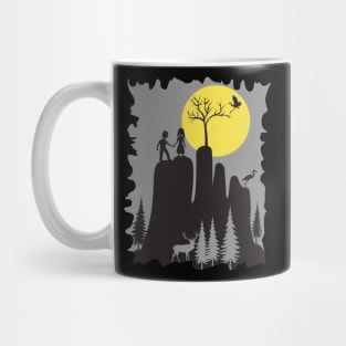 Romance on the moonlight Mug